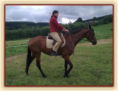 Chuezca a její první kroky s jezdcem