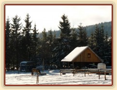 Galen u vody, náš "domeček"