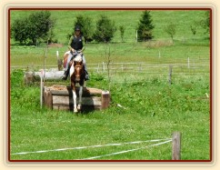 Srpen 2010, crossový trénink v Borové, seskoky