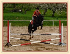 Květen 2010, trénink na kolbišti ve Všeticích