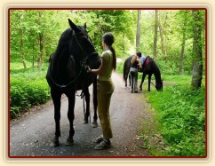 Květen 2010, první vyjížďka ve společnosti Arwen