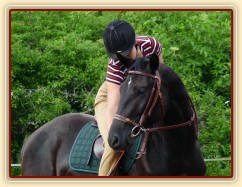 Červen 2010, jízdárna, odměna