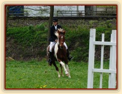 Vikina při čestném kole soutěže ZL, kde vybojovala 4. místo