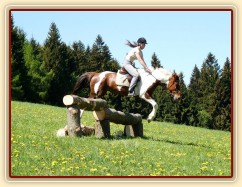 Vikina a skok přes kolmák ze svahu