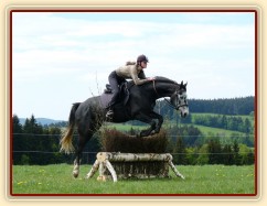 Jared skáče přes naší novou proutěnku