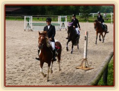 Vikina při čestném kole v Trnové, získala 3. místo v soutěži Z na limitovaný čas