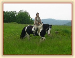 Bas na jedné z prvních vyjížďek