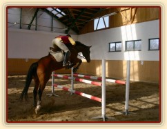 Skákání skokové řady, zatáčení na posledním skoku