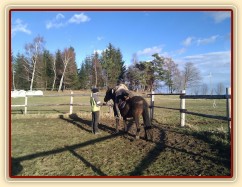 Obsedání Advíka, sesednutí...