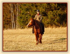 Pauza na vyjížďce, březen 2014