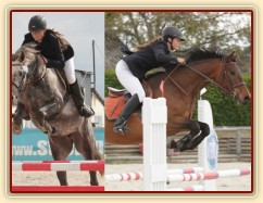 15.5.2014 - Vesna a Ascara úspěšné na skokovém KMK čtyřletých klisen: Vesna získala 2. místo a Ascara 5. místo:-)