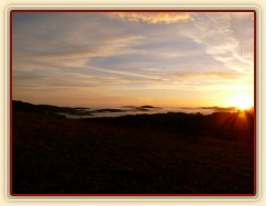 Podzimní východ slunce