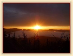 Výlet, západ slunce za Javorem (DE)