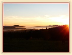 Mlhavá podzimní rána