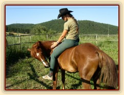 Janek zastavuje pomocí ohnutí hlavy.
