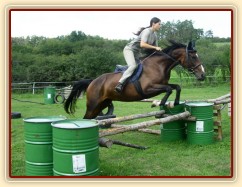 Skákání Czaju moc baví, skáče ochotně