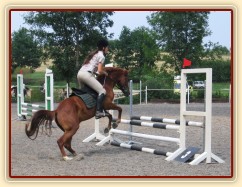 Janek na "trati" parkuru v Herouticích