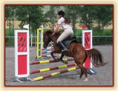 Janek na "trati" parkuru v Herouticích