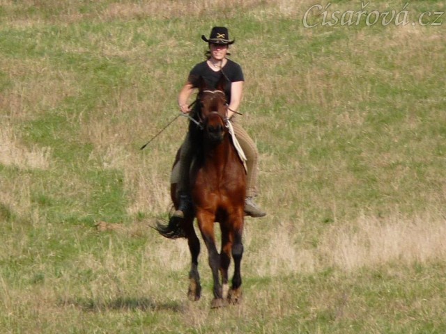 Agáta na vyjížďce