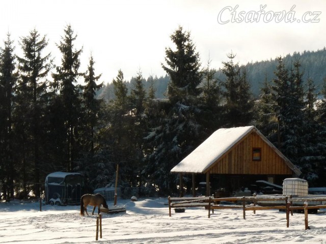 Galen u vody, náš "domeček"