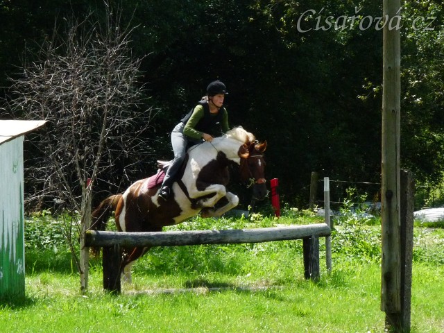 Srpen 2010, crossový trénink v Borové