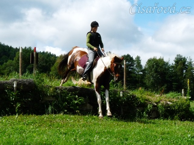 Srpen 2010, crossový trénink v Borové, seskok