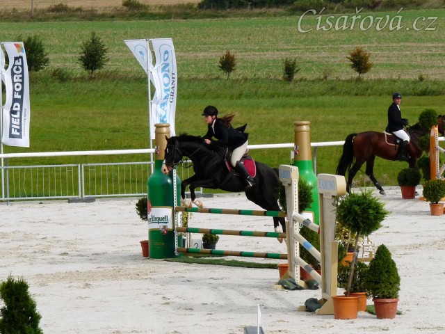 Září 2010, finále ČŠMK, parkur stupně ZL