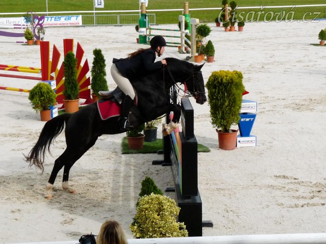 Září 2010, finále ČŠMK, parkur stupně ZL