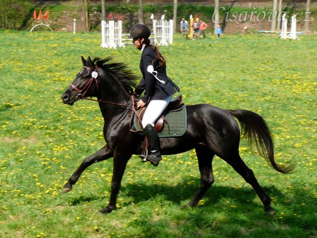 30.4.2011 - Carthago při čestném kole soutěže ZM v Hostouni, 2. místo