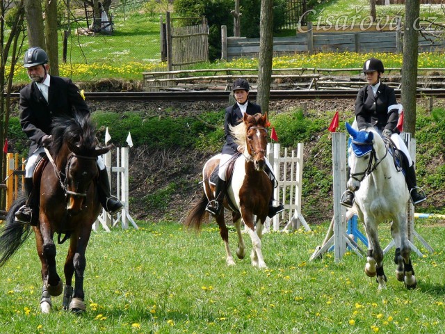 Vikina při čestném kole soutěže Z, kde vybojovala 3. místo