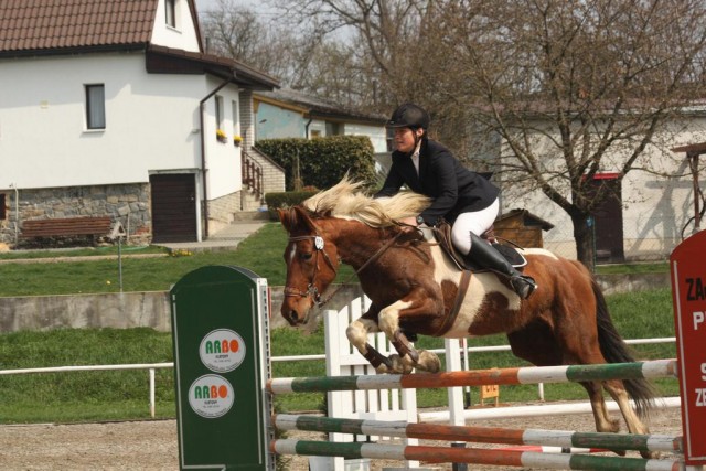 Vikina, parkur ZL Klatovy, duben 2012