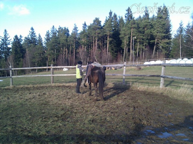 Obsedání Advíka, první nasednutí