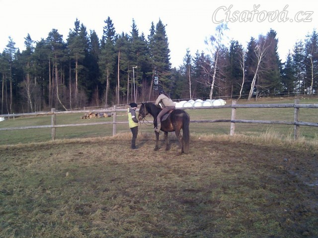 Obsedání Advíka, první nasednutí