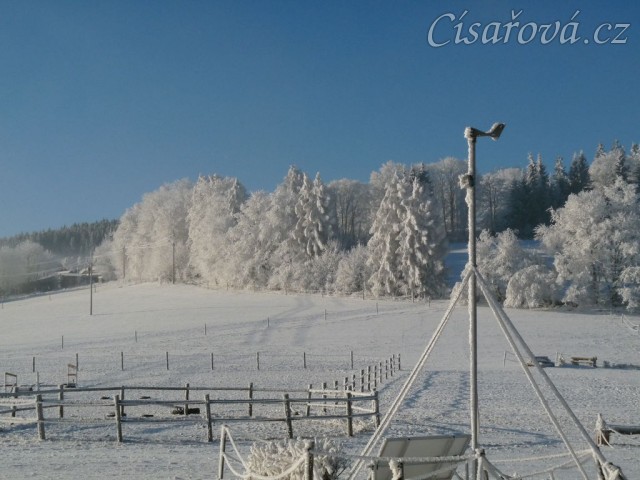 Vše je omrzlé z mlhy