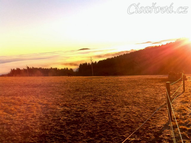 Východ slunce na jedné z webkamer...