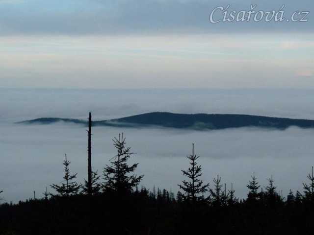 Výlet, pohled ze státní hranice do Čech