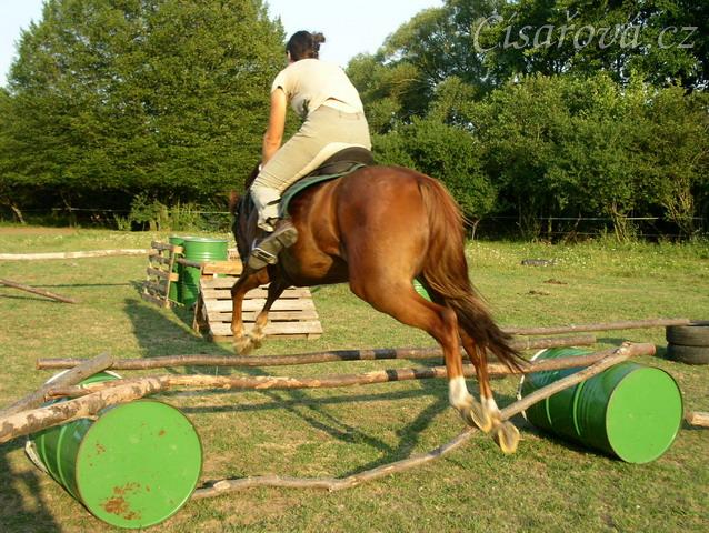 První skok dvojskoku v parkuru