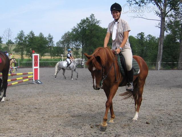 Janek opracovává před závodem v Herouticích